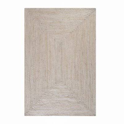 Ashville Hand-Woven Flatweave Jute/Sisal Ivory Area Rug Birch Lane Rug Size: Rectangle 3& x 5&