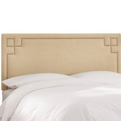 Mcardle Upholstered Panel Headboard Birch Lane Size: Queen, Upholstery Color: Sandstone