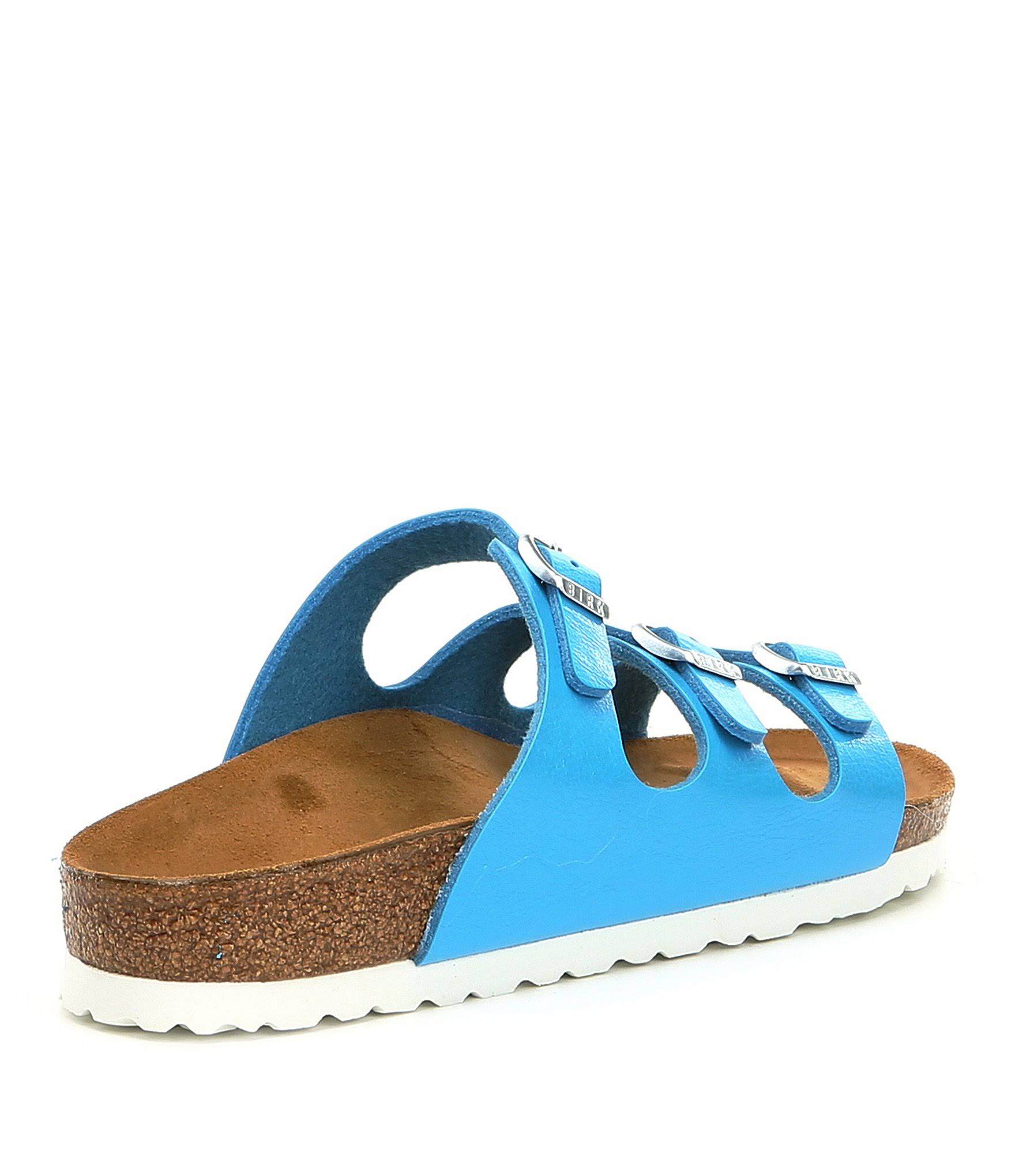 Birkenstock Women's Florida Sandal - 36 Narrow - Graceful Ocean