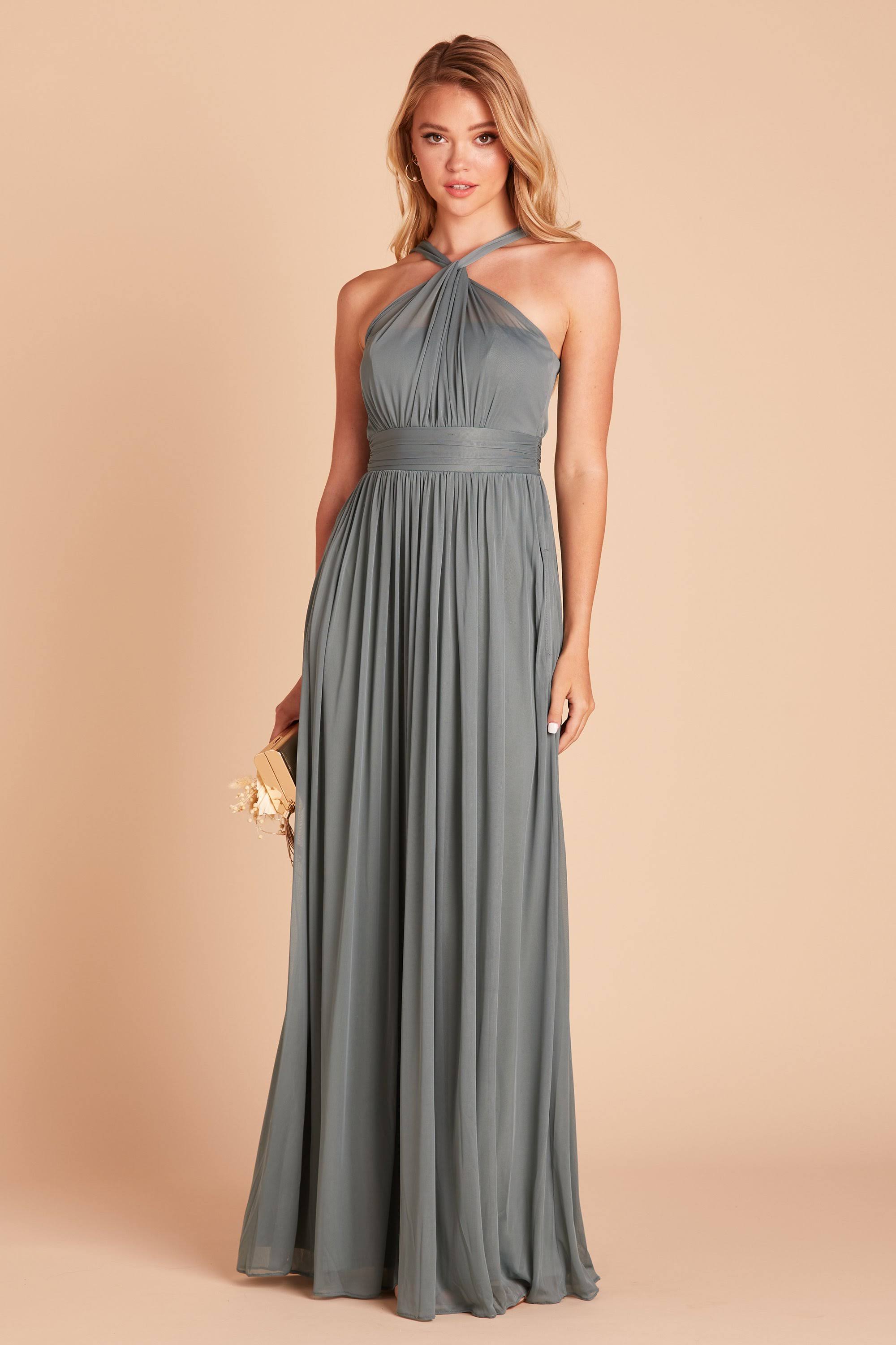 Birdy Grey Kiko Bridesmaid Dress in Sea Glass XL / Sea Glass