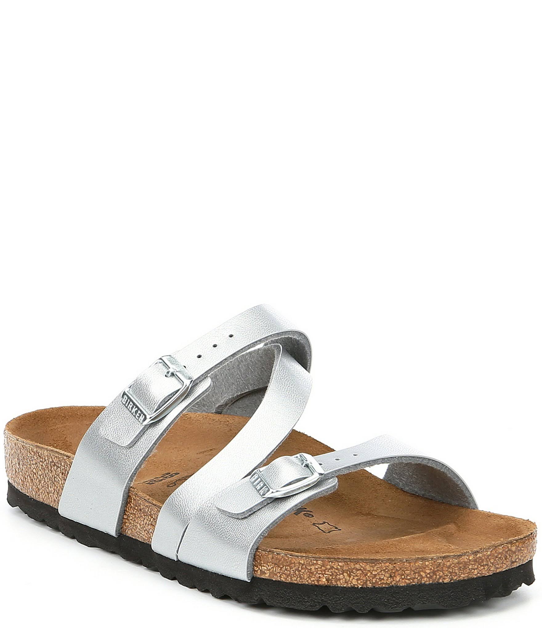 Women's Birkenstock Salina, Silver, 39