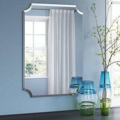 Modern & Contemporary Beveled Frameless Accent Mirror Birch Lane
