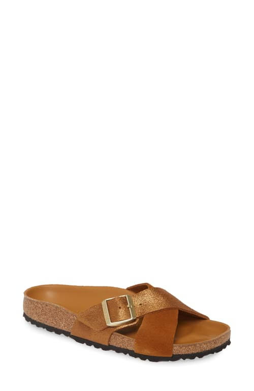 Women's Birkenstock Siena Hex Slide Sandal, Size 6-6.5US / 37EU B - Brown