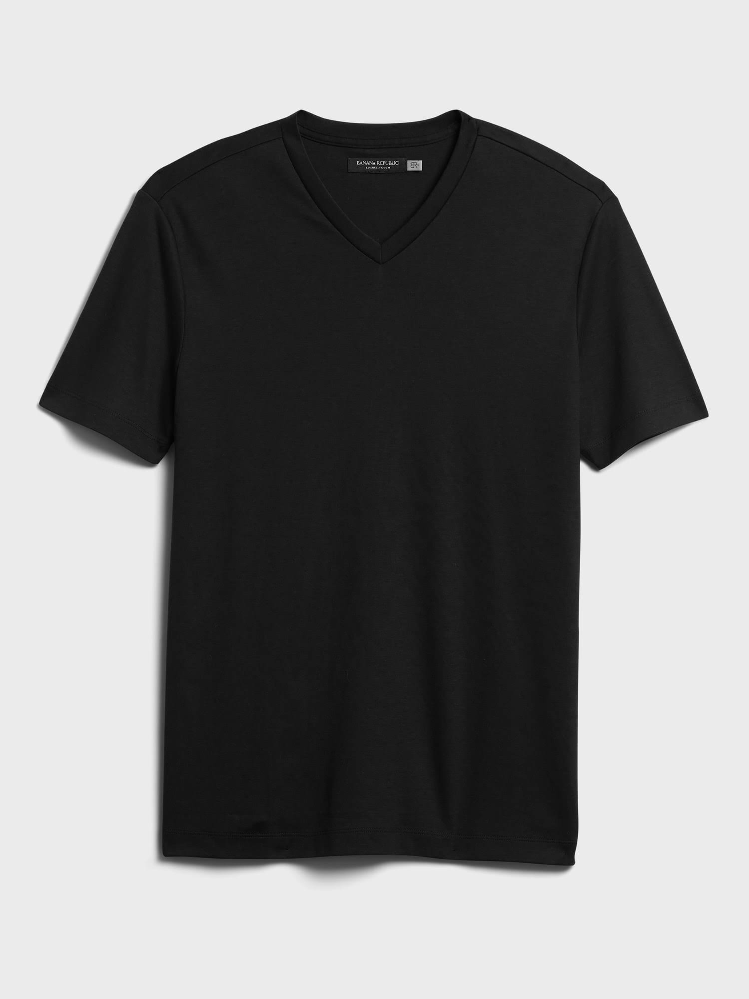 Banana Republic Men's Luxury Touch Performance V-Neck T-Shirt Black Size L