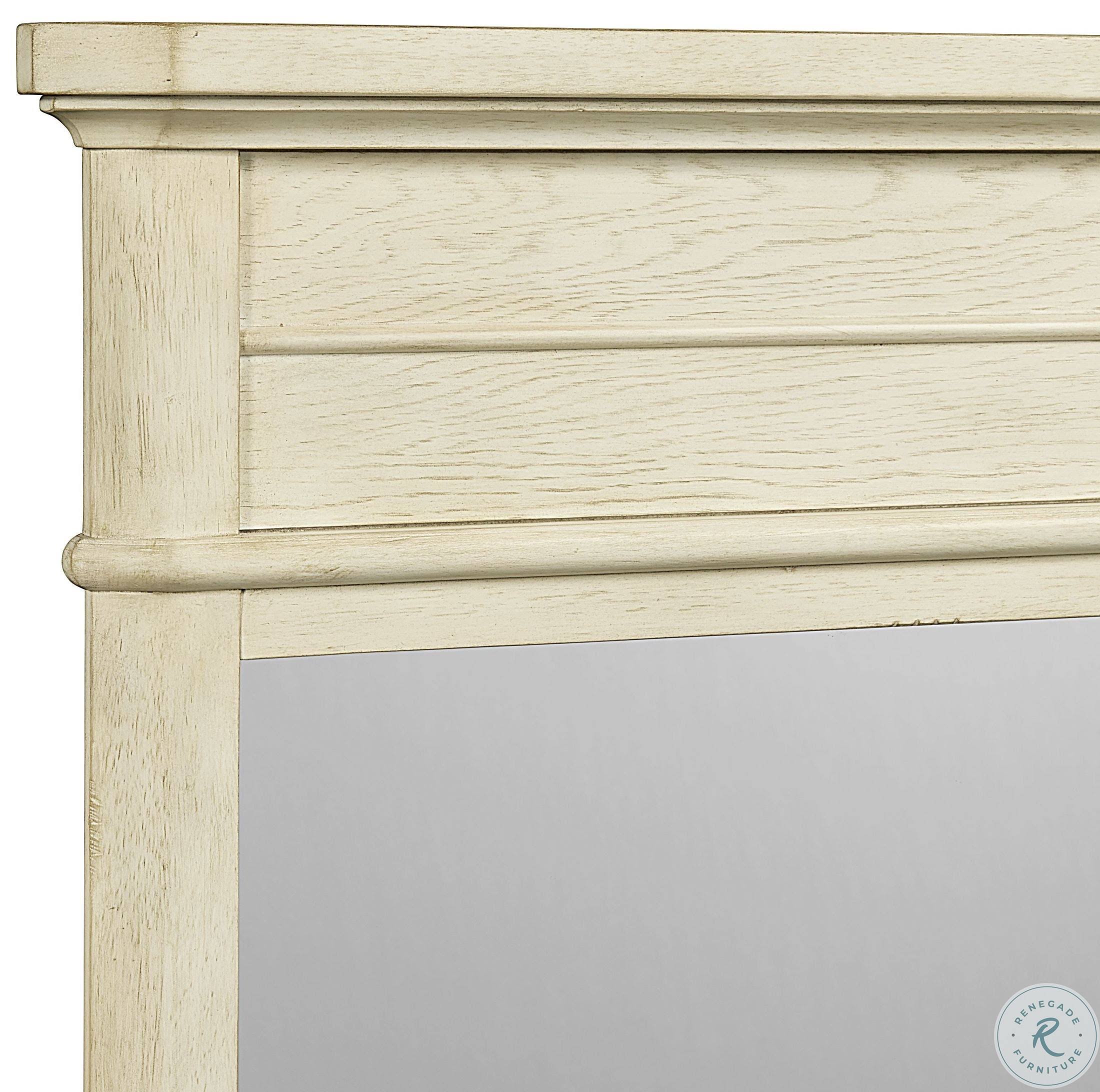 Stone & Leigh Driftwood Park Mirror in Vanilla Oak