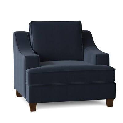 Lise 39x22 Wide Armchair Birch Lane Body Fabric: Spinnsol Indigo