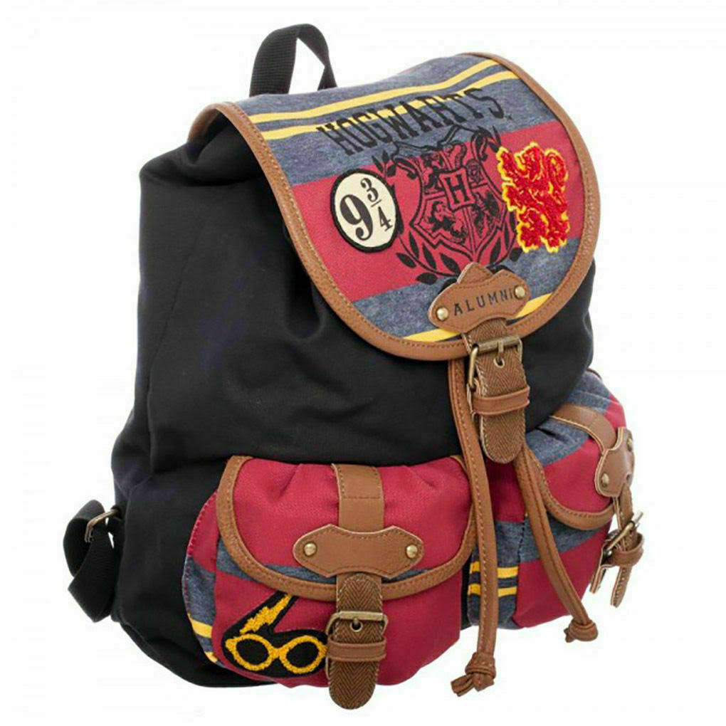 Harry Potter Patch Backpack - Black