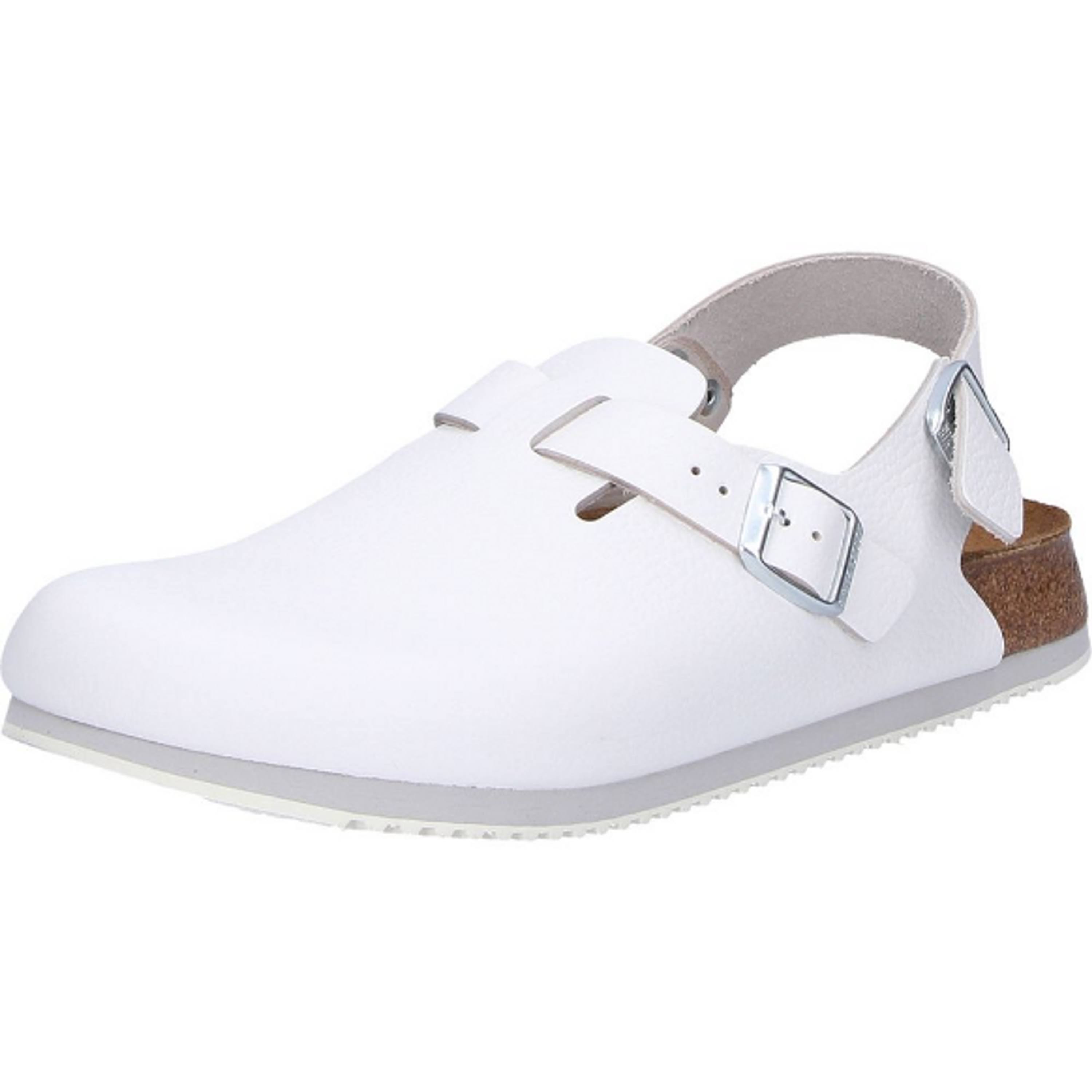 Birkenstock Tokio Narrow White Natural Leather EU 37 / norrow