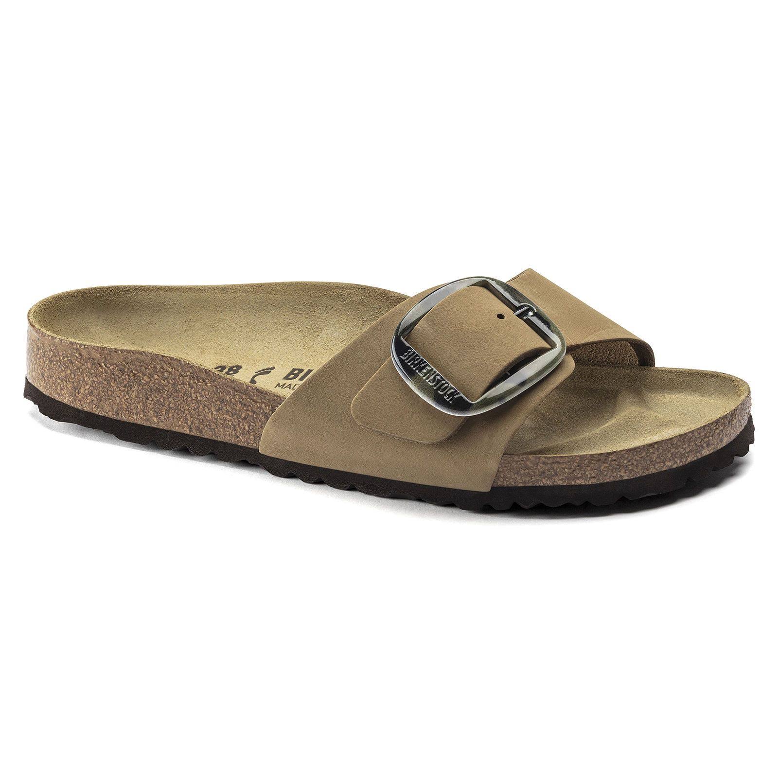 Birkenstock Madrid Big Buckle Mud Green Nubuck / 39 / Narrow