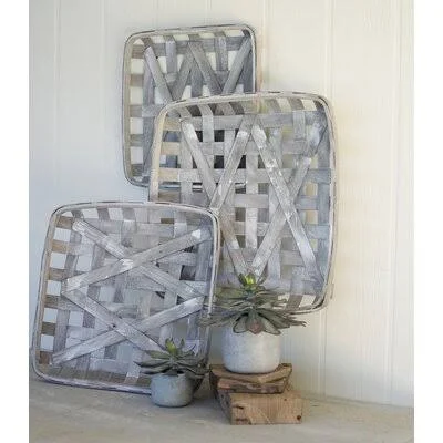 3 Piece Wicker/Rattan Basket Set