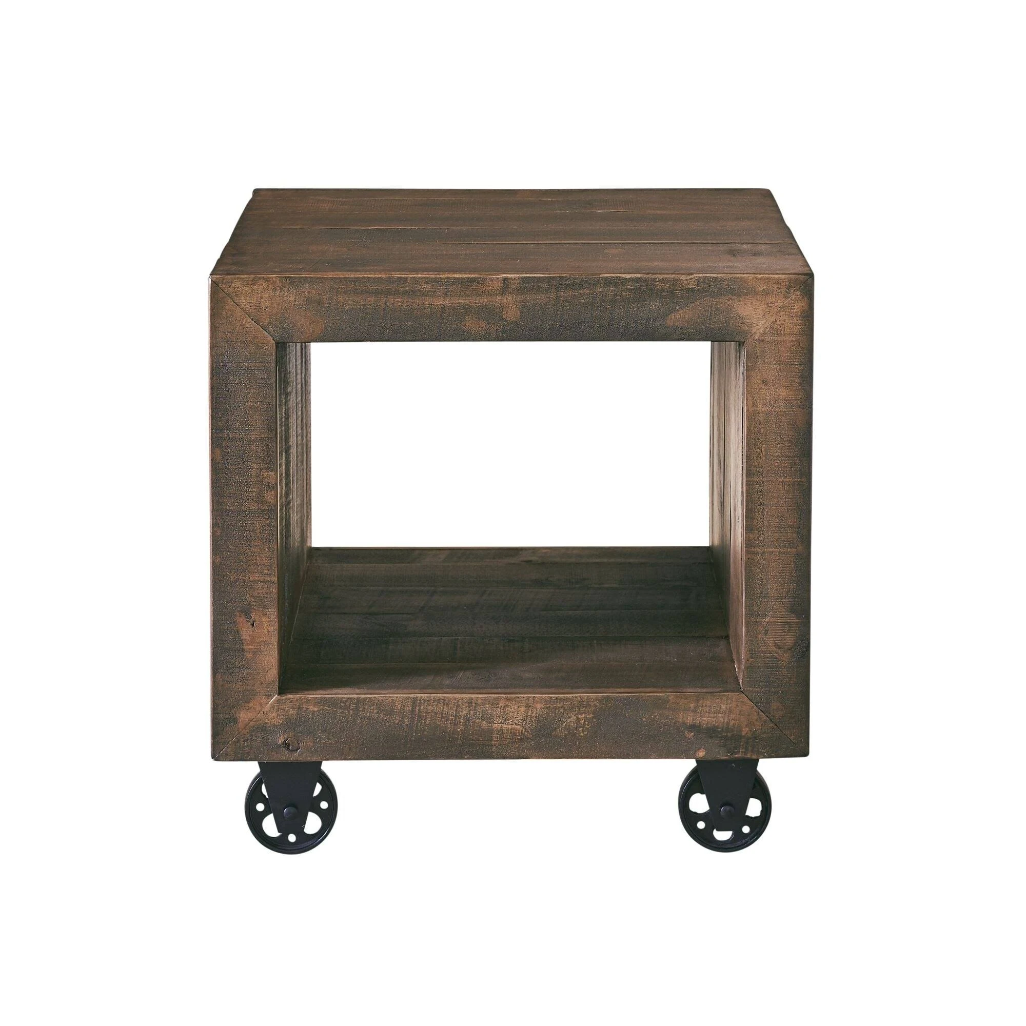 Picket House Furnishings - Jordan End Table in Latte - MAMO22ET