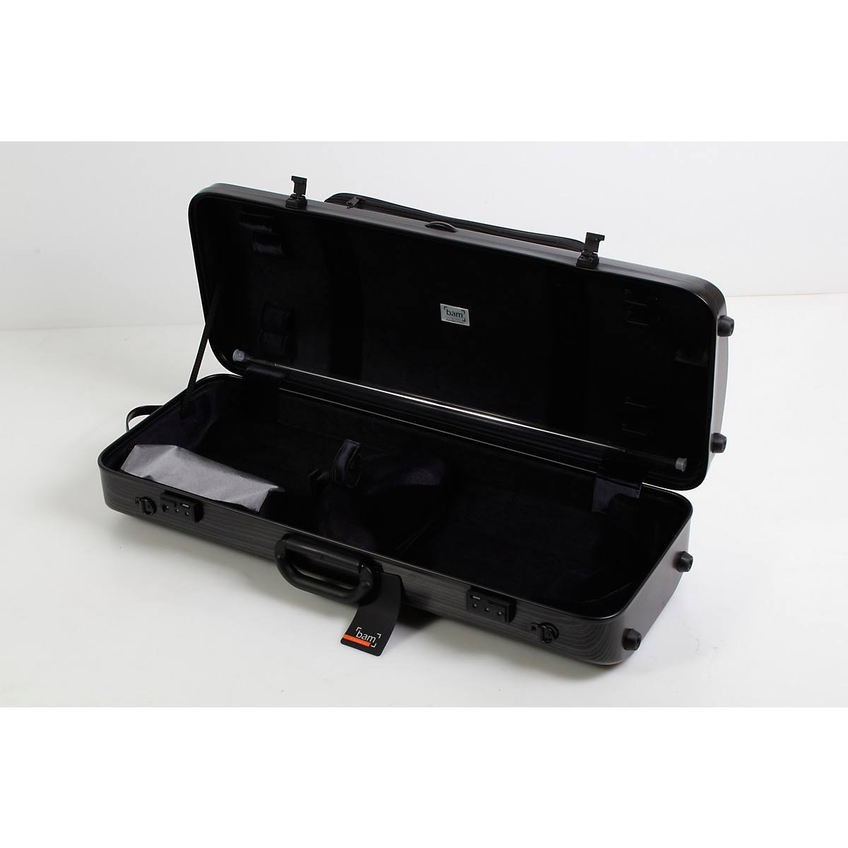 BAM 2202XL Hightech Large Adjustable Viola Case with Pocket Black Lazure 194744148606