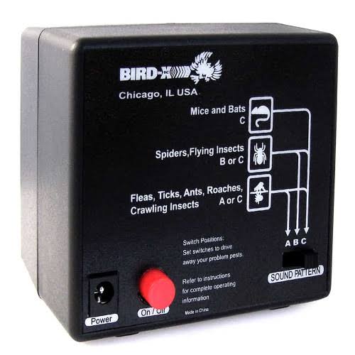 Bird-X, TX-BUG-220, Transonic Bug Chaser Indoor Bug Repeller