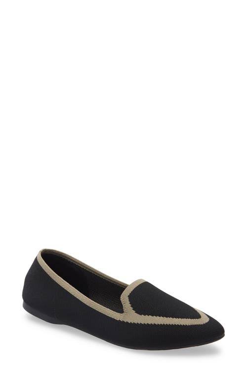 Women's Birdies Blackbird Knit Flat, Size 5.5 M - Black