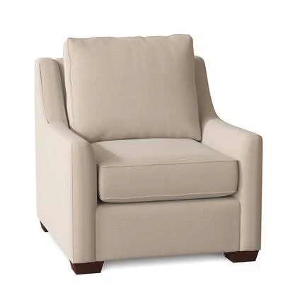 L?A 33x22 Wide Armchair Birch Lane Body Fabric: Fresh Sand