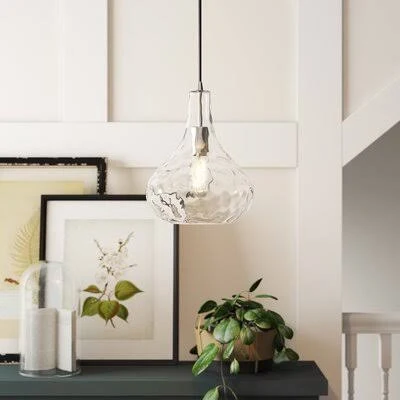 Strathmore 1 - Light Single Teardrop Pendant Birch Lane BL11963