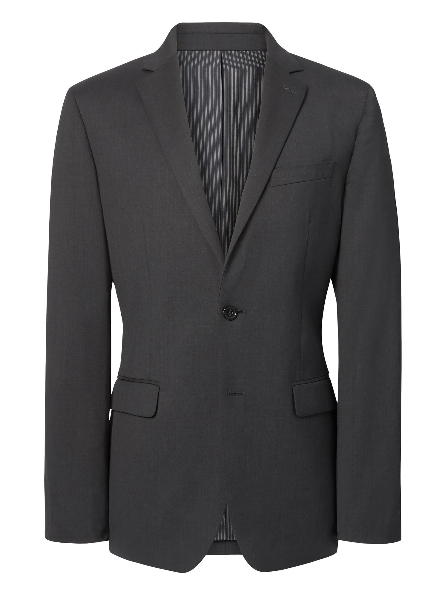 Banana Republic Men's Slim Solid Italian Wool Suit Jacket Charcoal Size 32 Short