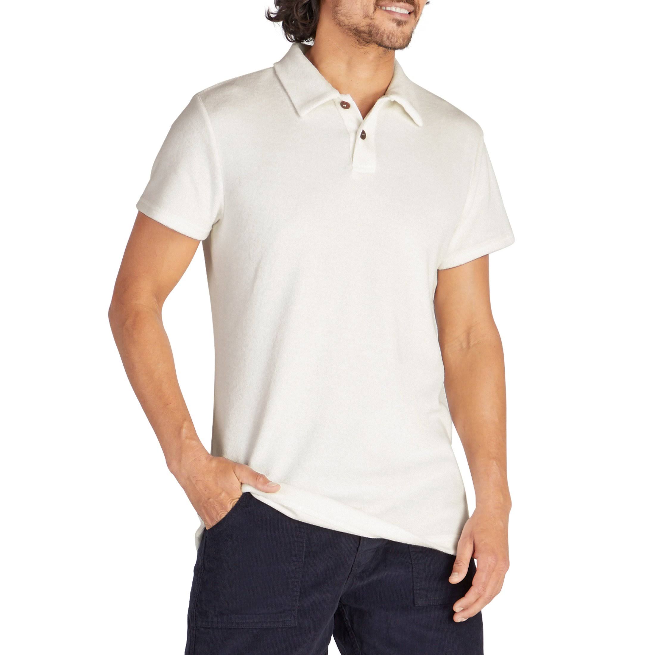 Men's Terry Polo - White | Birdwell Beach Britches XXL / White 003