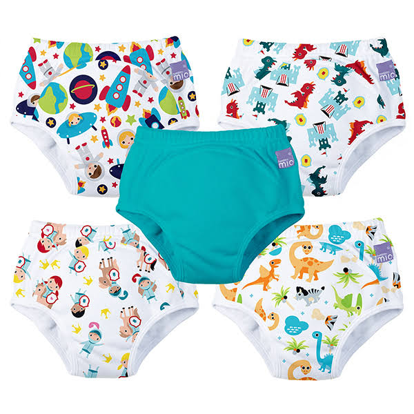 Bambino Mio, Potty Training Pants, Mixed Boy, Dino 18-24 Months (5 Pack)