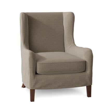 Adamstown 33x22 Wide Wingback Chair Birch Lane Body Fabric: Turbo Line