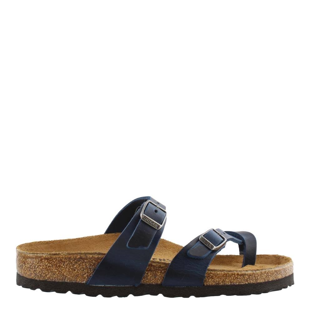 Birkenstock Women's Mayari Sandal - 36 - Blue Oiled Leather