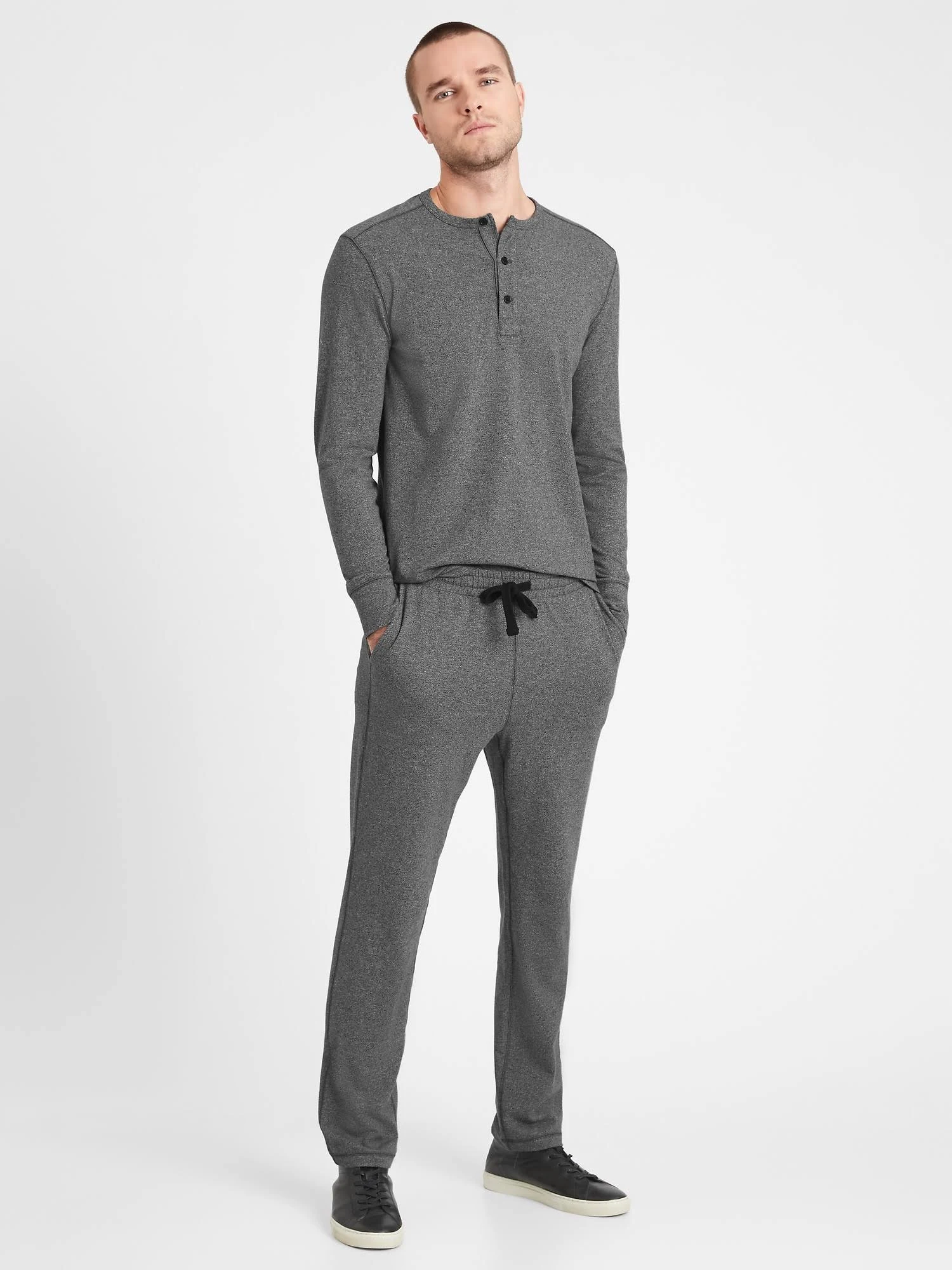 Banana Republic Men's Cozy Lounge Pant Charcoal Gray Size XXL