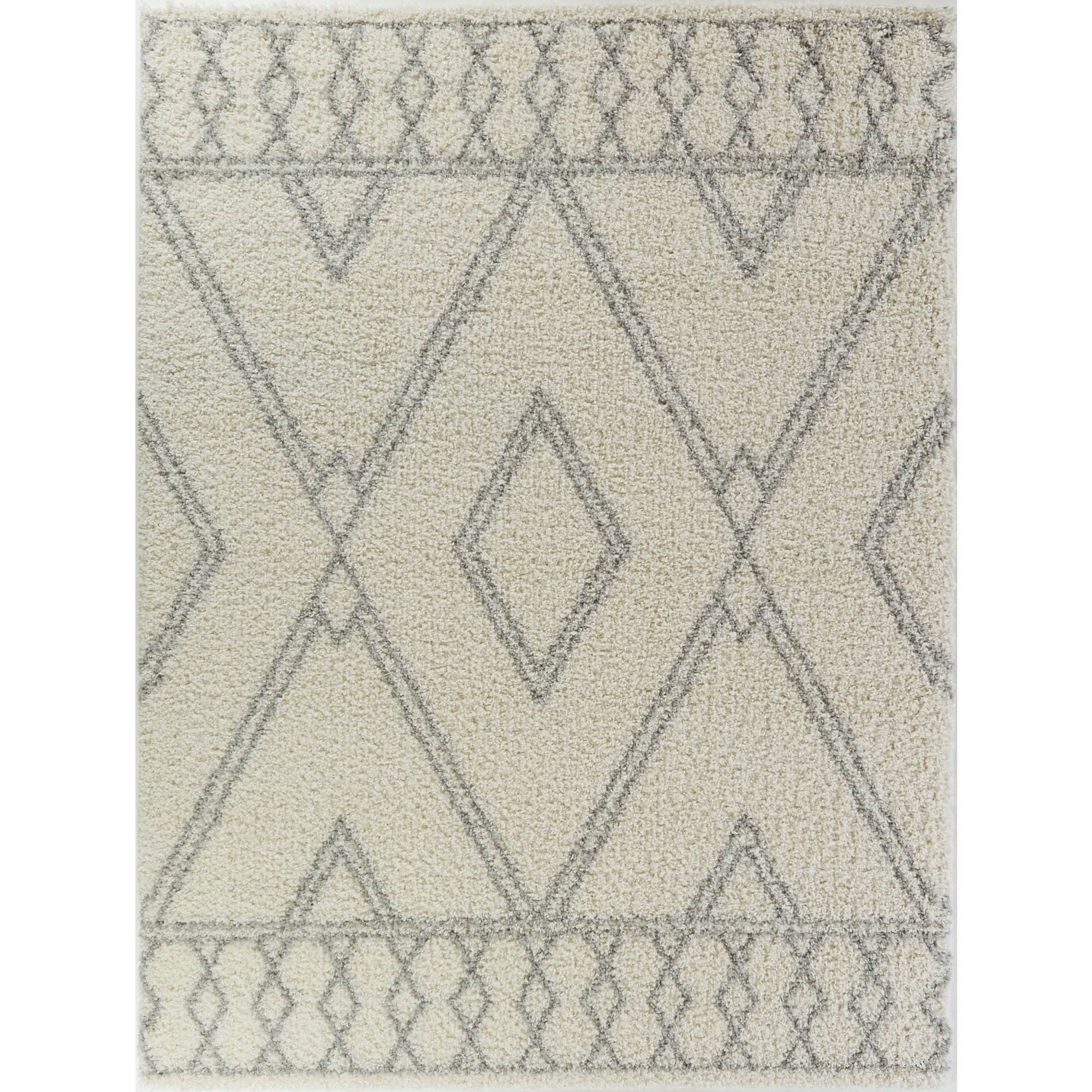 BALTA Wilkins Cream 8 ft. x 10 ft. Moroccan Shag Area Rug, Ivory