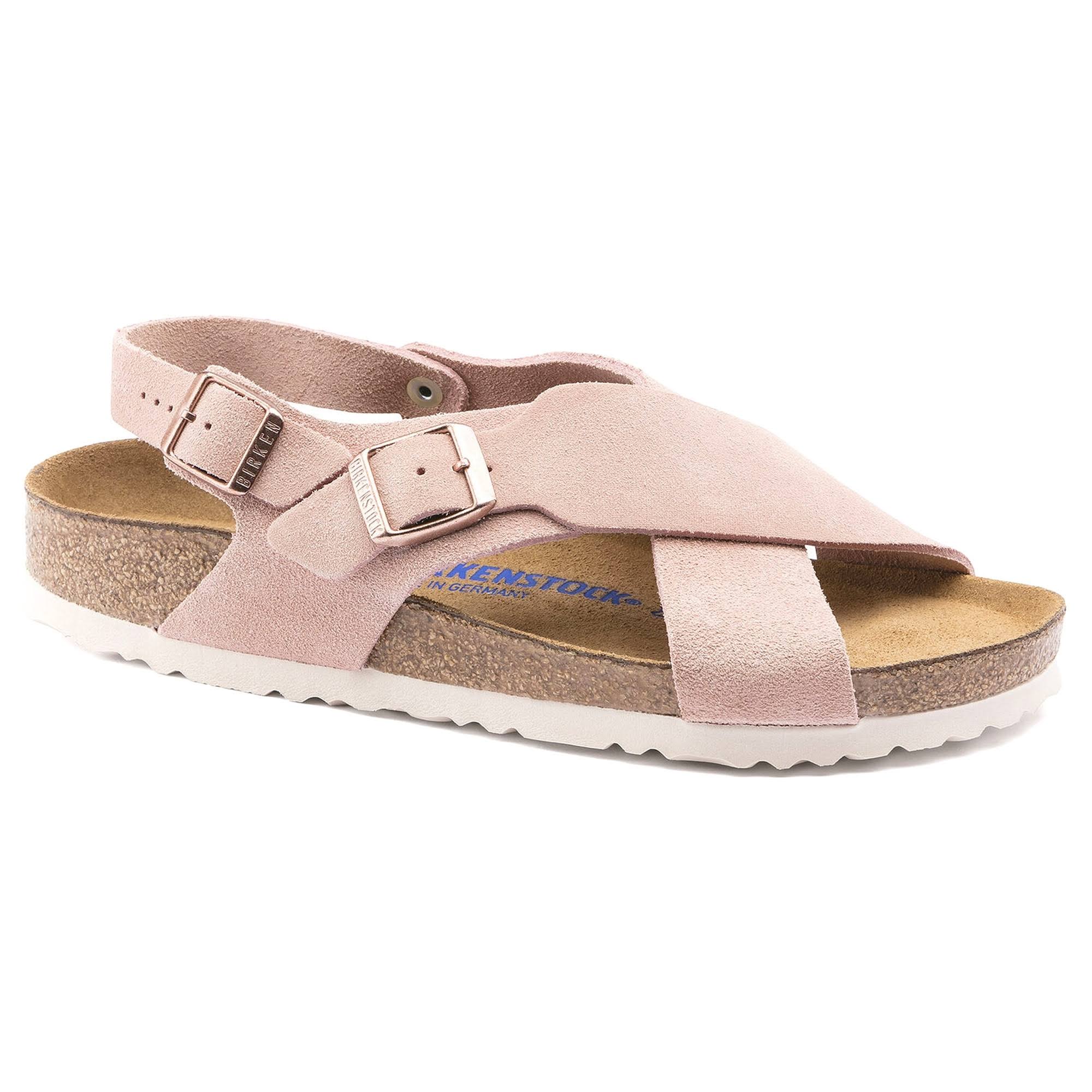 Birkenstock Sandals Tulum Red Suede EU 38 / Light Rose