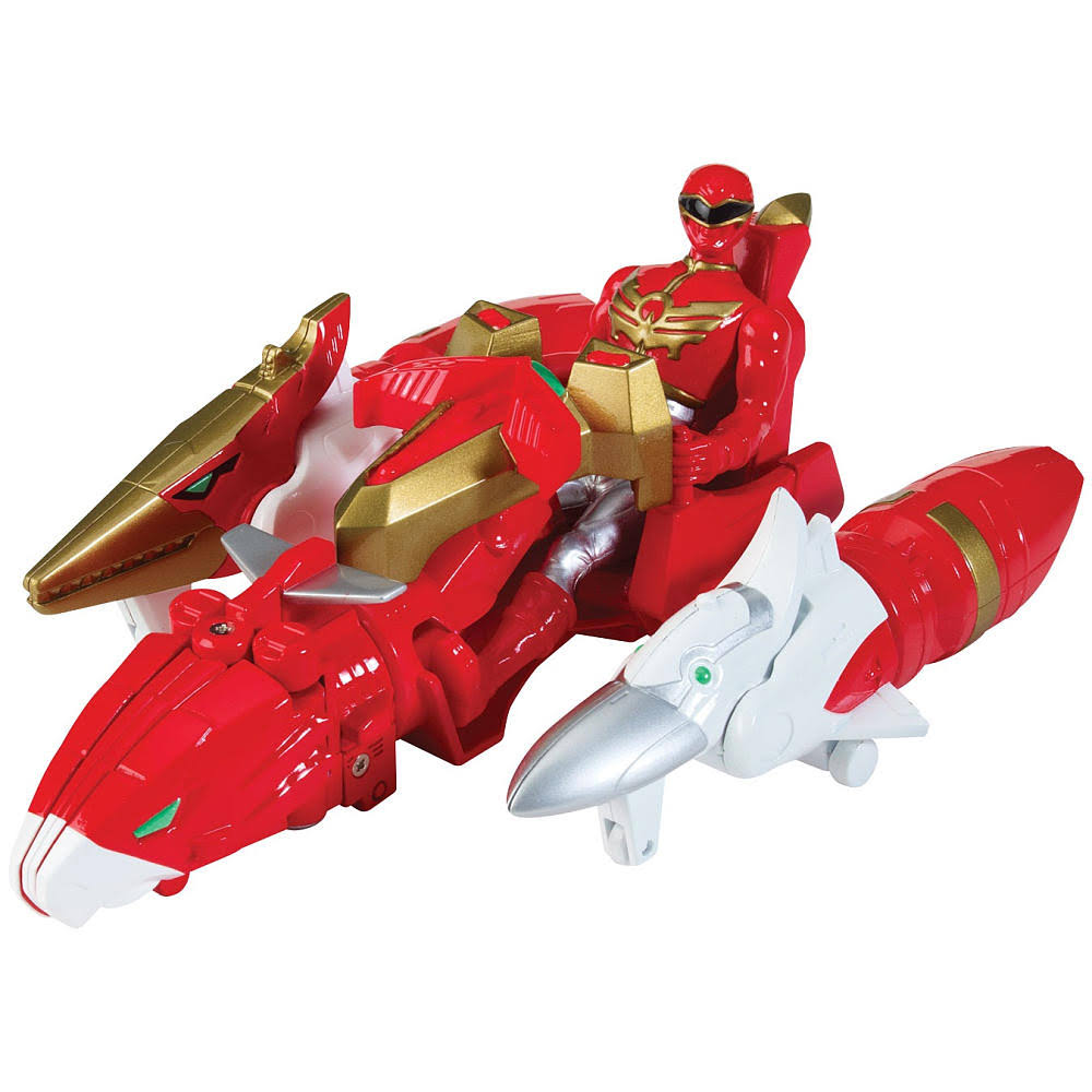 Power Rangers Sky Brothers Zord Vehicle and Red Ranger