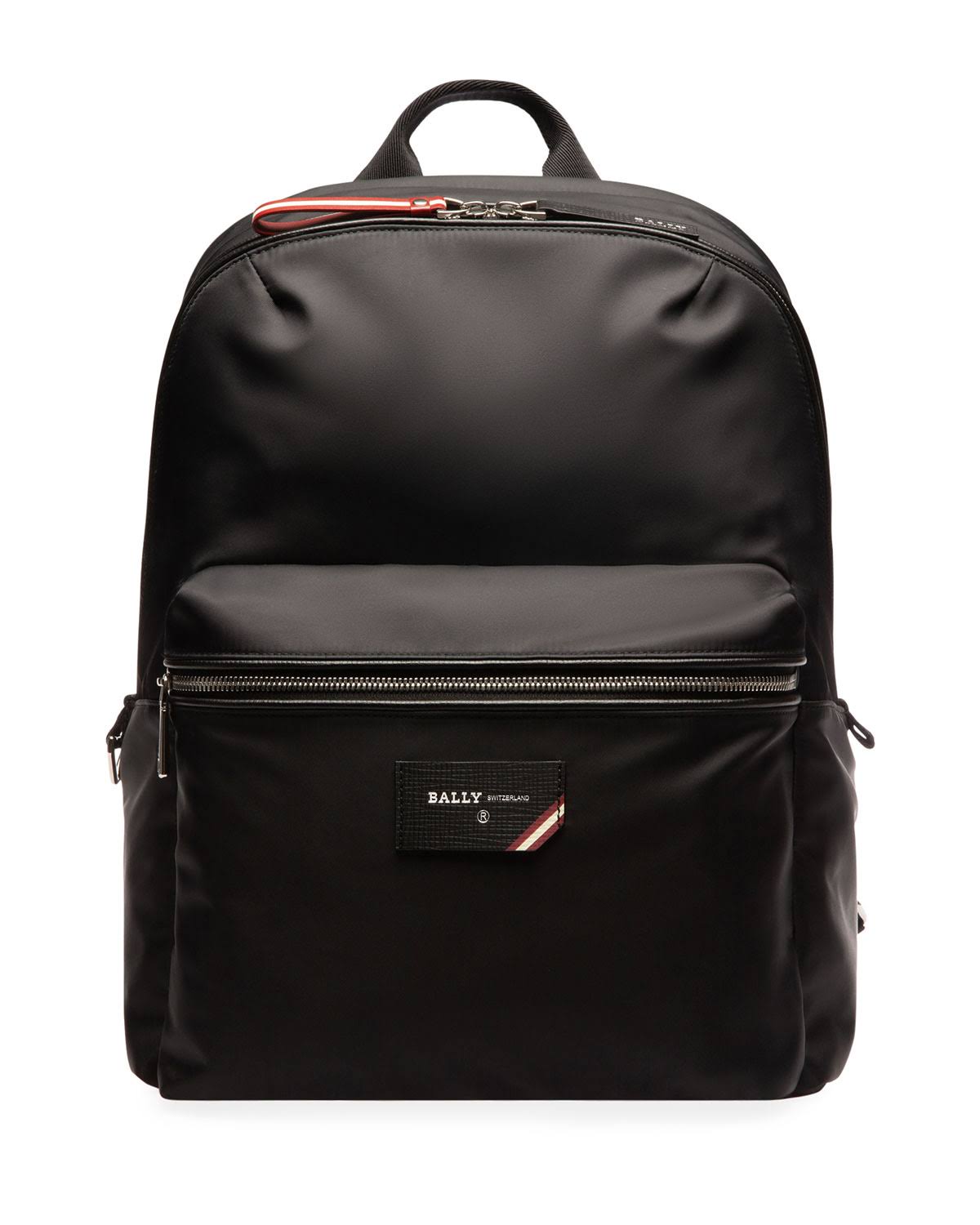 Bally Ferey Nylon Backpack - Black