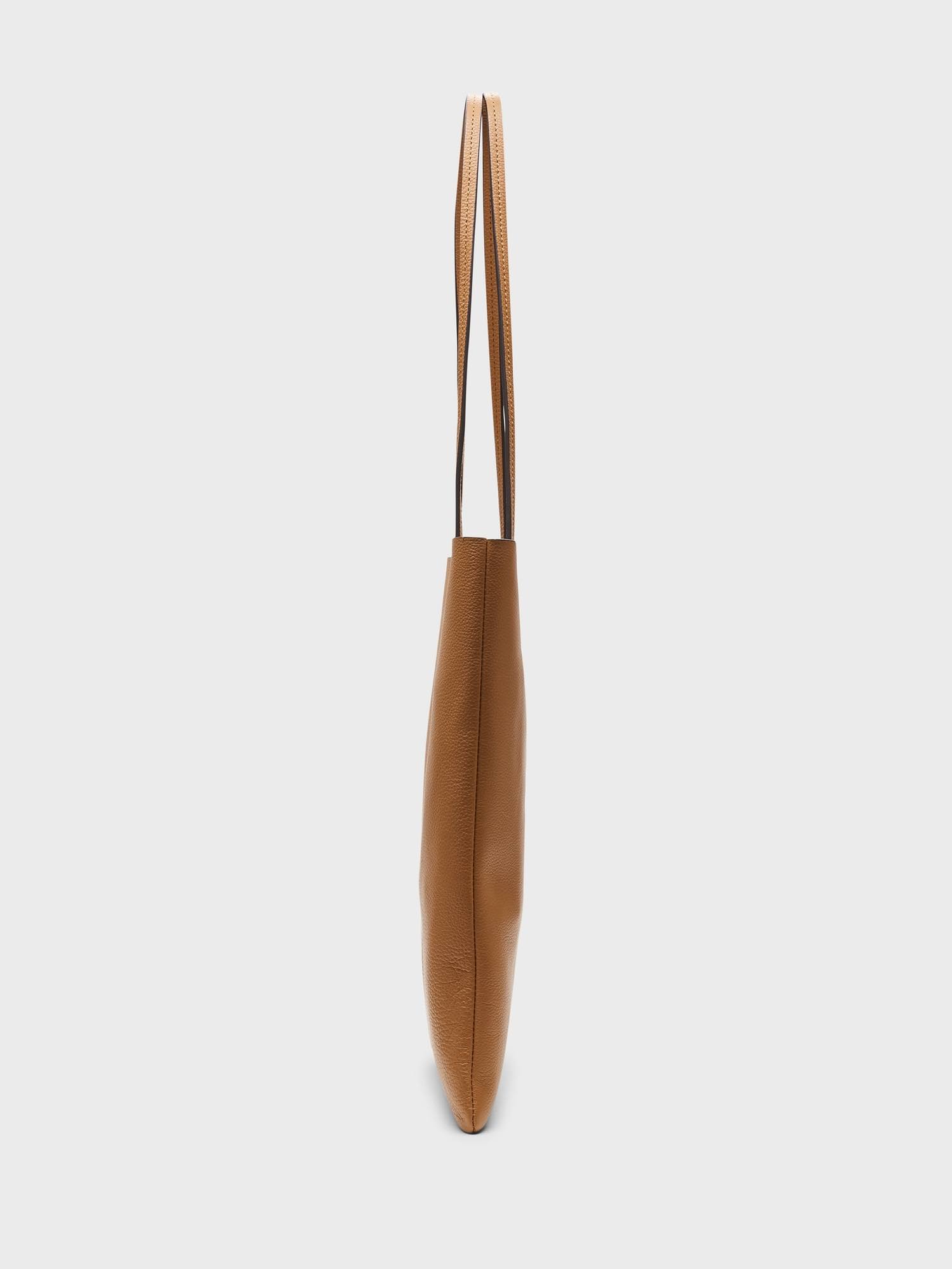Banana Republic Women's Leather Effortless Tote Caramel One Size