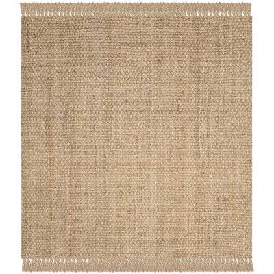Cummington Handmade Flatweave Jute/Sisal Natural Area Rug Birch Lane Rug Size: Square 6&