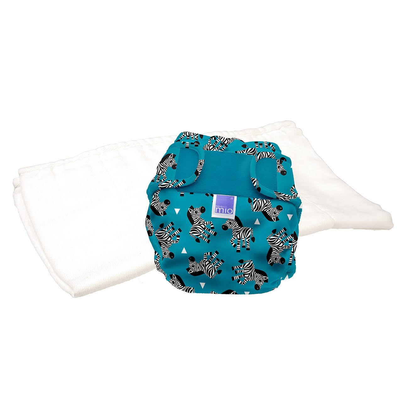 Bambino Mio Miosoft Cloth Diaper Trial Pack, Zebra Crossing, Size 2