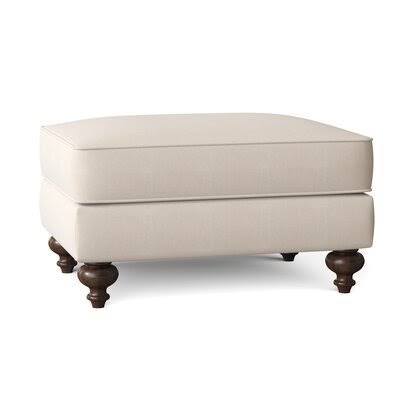 Birch Lane Durham 37x22 Rectangle Standard Ottoman Body Fabric: Bull Natural