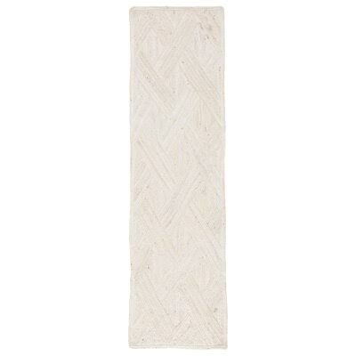 Lizbeth Geometric Hand-Woven Ivory Area Rug Birch Lane Rug Size: Runner 2&6x22 x 9&