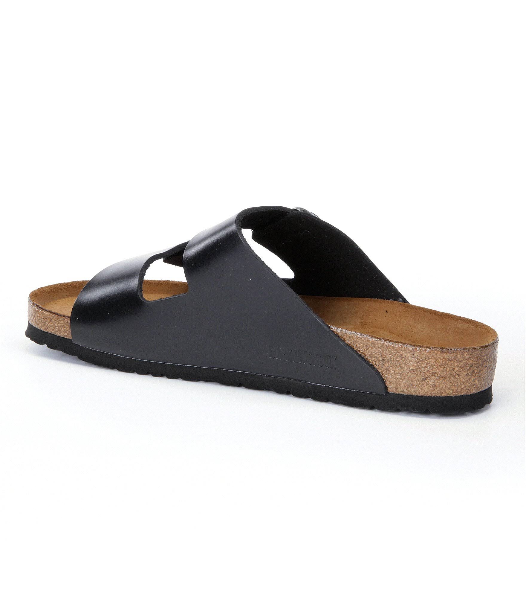 Birkenstock Arizona Soft Footbed Sandal - 41 - Brown Amalfi Leather