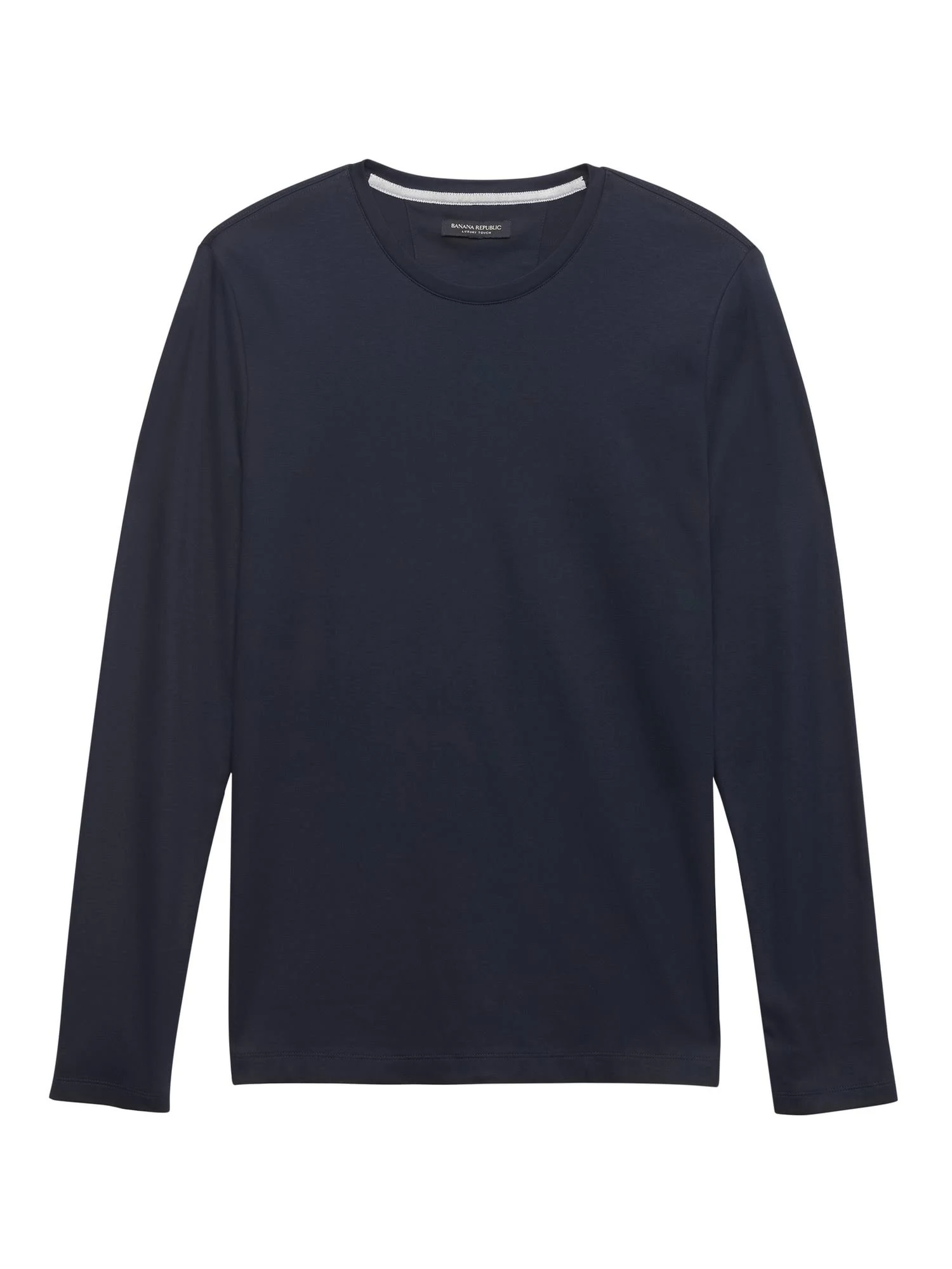 Banana Republic Men's Luxury-Touch Crew-Neck T-Shirt Navy Size M