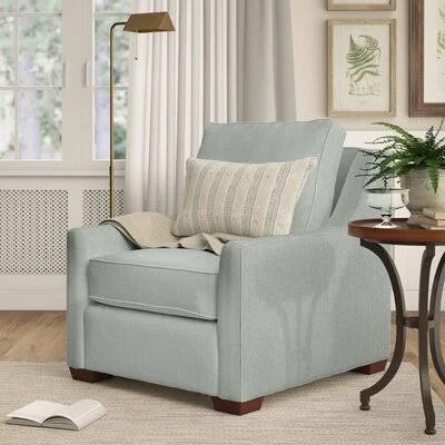 L? A 33x22 Wide Armchair Birch Lane Body Fabric: Conversation Capri