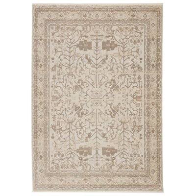 Mcclung Power Loom Cream/Taupe Rock Rug Birch Lane Rug Size: Rectangle 5& x 7&6x22
