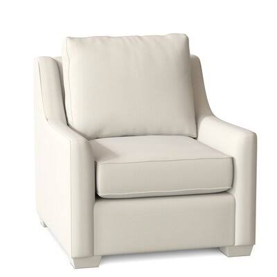 Birch Lane Godwin 33x22 Wide Armchair Body Fabric: Spinnsol Natural
