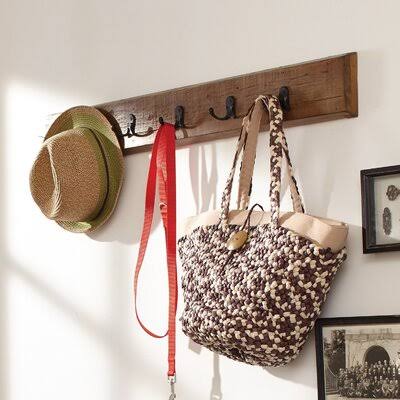 Laurel Foundry Modern Farmhouse Nagel Reclaimed Wall Mounted Coat Hook