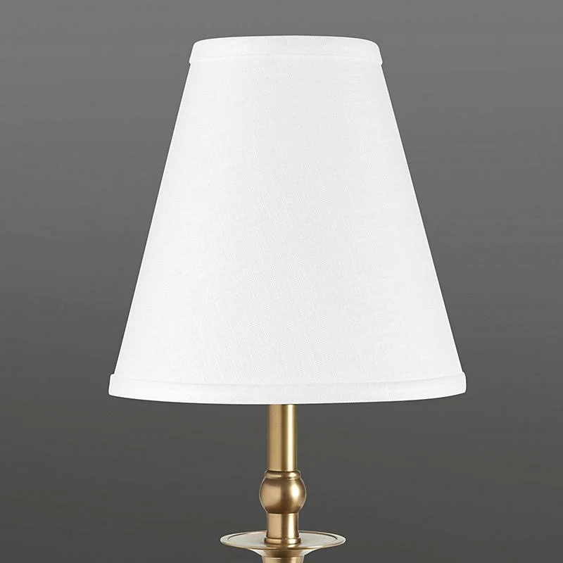 Couture Buffet Lamp Shade Cream Linen Tapered - Ballard Designs