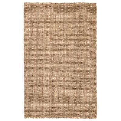 Hand Hooked Taupe Area Rug Birch Lane Rug Size: Rectangle 10& x 14&