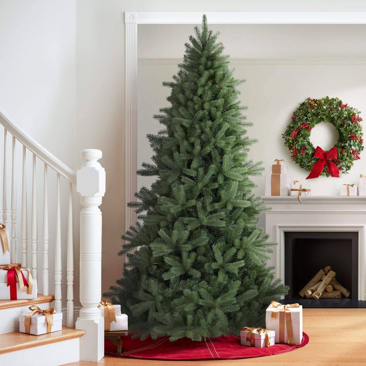 Balsam Hill Woodland Spruce Artificial Christmas Tree, 6.5 Feet, Unlit
