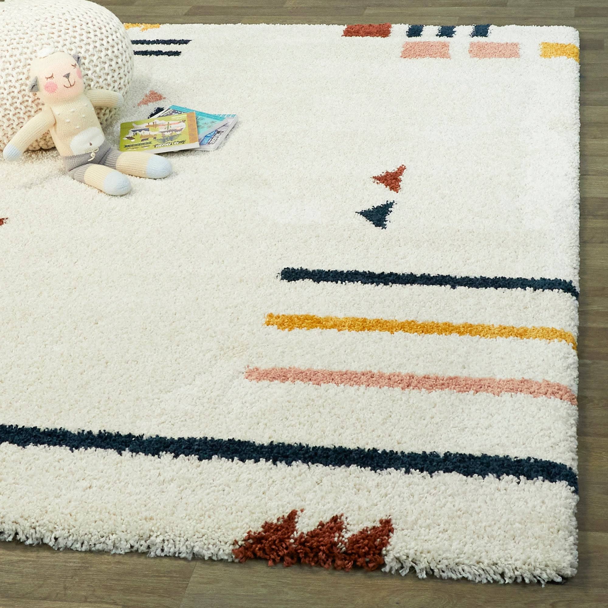 BALTA Chase Cream 8 ft. x 10 ft. Contemporary Shag Area Rug, Ivory