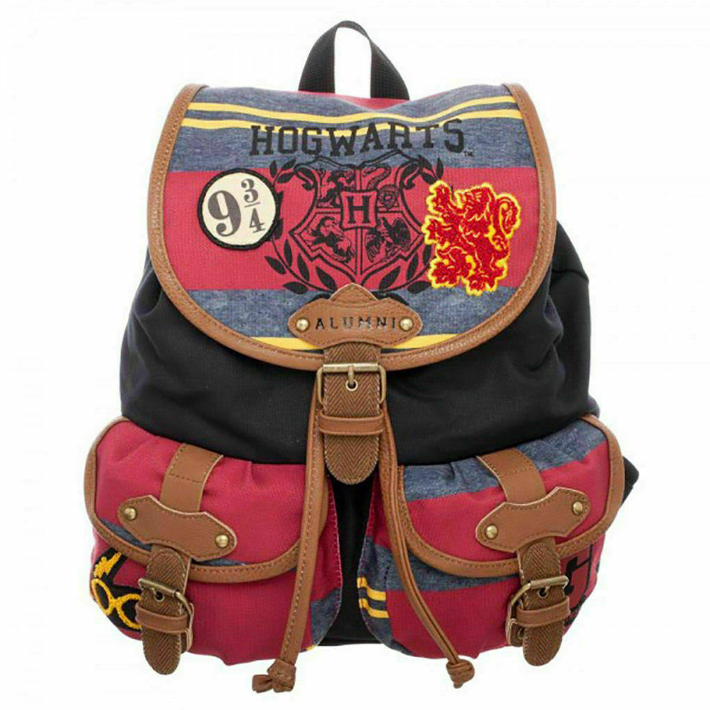 Harry Potter Patch Backpack - Black