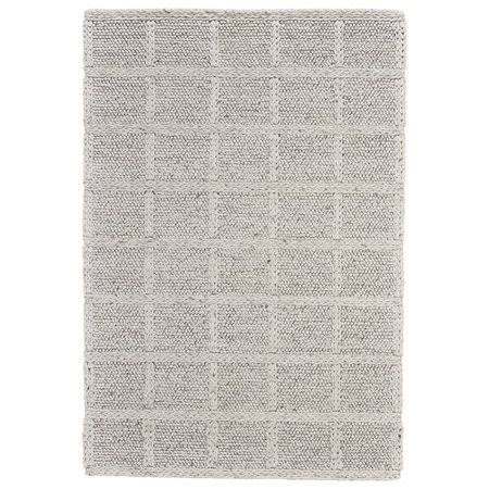 Orion Geometric Hand Hooked Wool Ivory Area Rug Birch LANE? Rug Size: Rectangle 5' x 8'