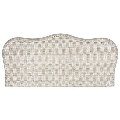 Daves Panel Headboard Size: Full, Color: White Washed