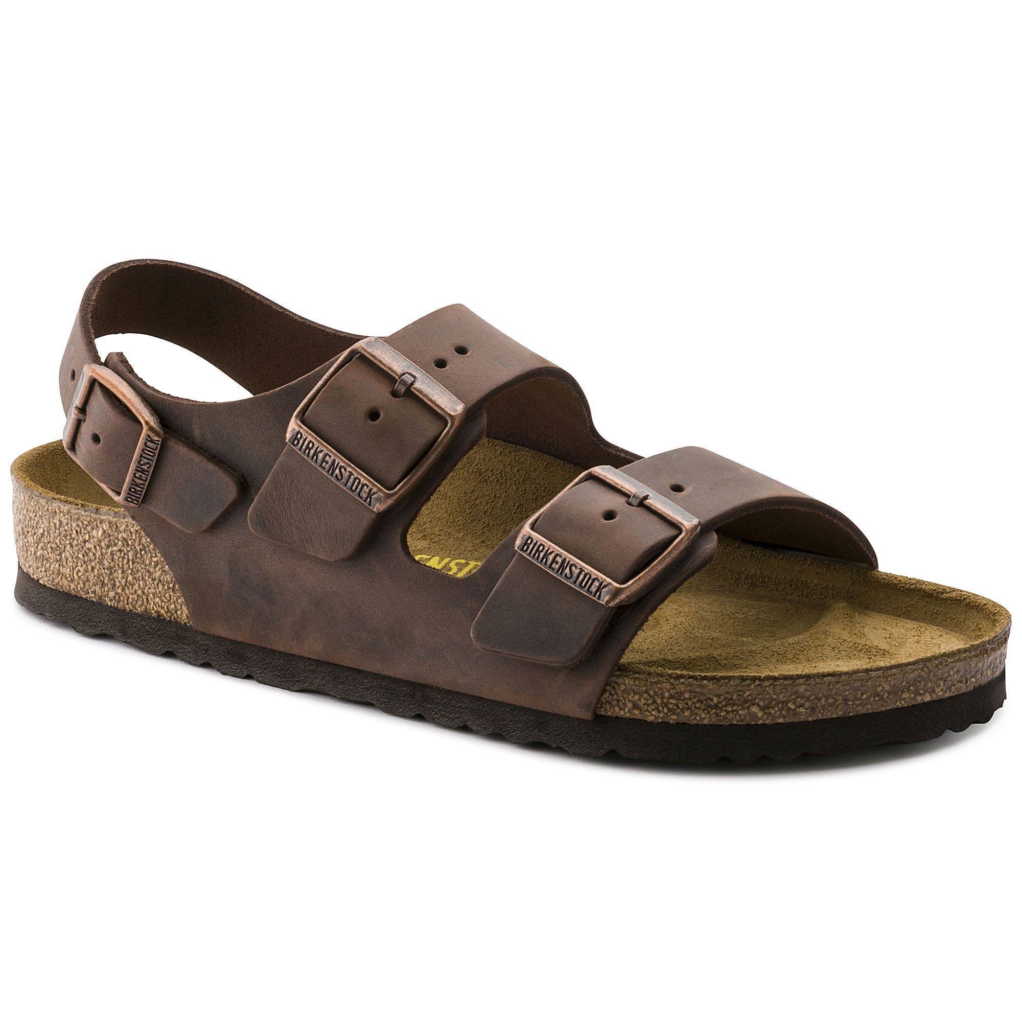 Birkenstock Milano Sandal - 39 - Habana Oiled Leather