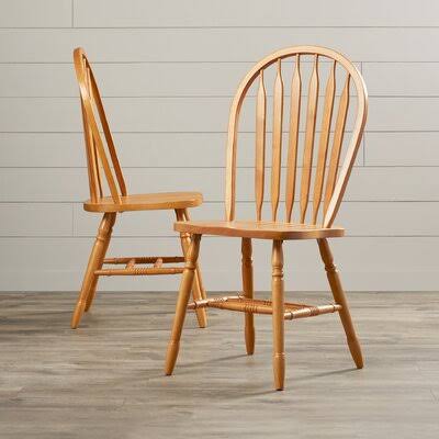 Elick Solid Wood Dining Chair Birch Lane Color: Rich Honey Light Oak